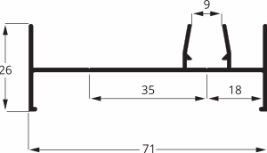 Perfil linha Suprema |SU-003